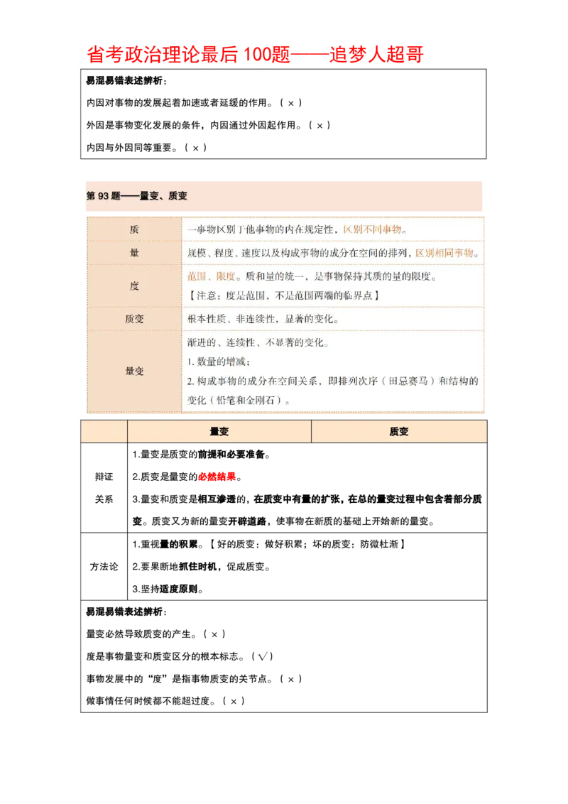 纯背诵版政治理论考前100题_2026考公资料_（05）超格_行测申论2025超格合集(行测&申论&政治理论)_政治理论2025超哥政治理论200题+100题CG
