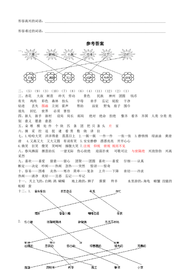 期末词语专项复习_二年级上下册资料_二年级语数英上下册学习资料_3-7-2、小学二年级语文下册_统编、部编、人教（语文全国统一只有一个版）_1、知识点总结_专项-字词句子