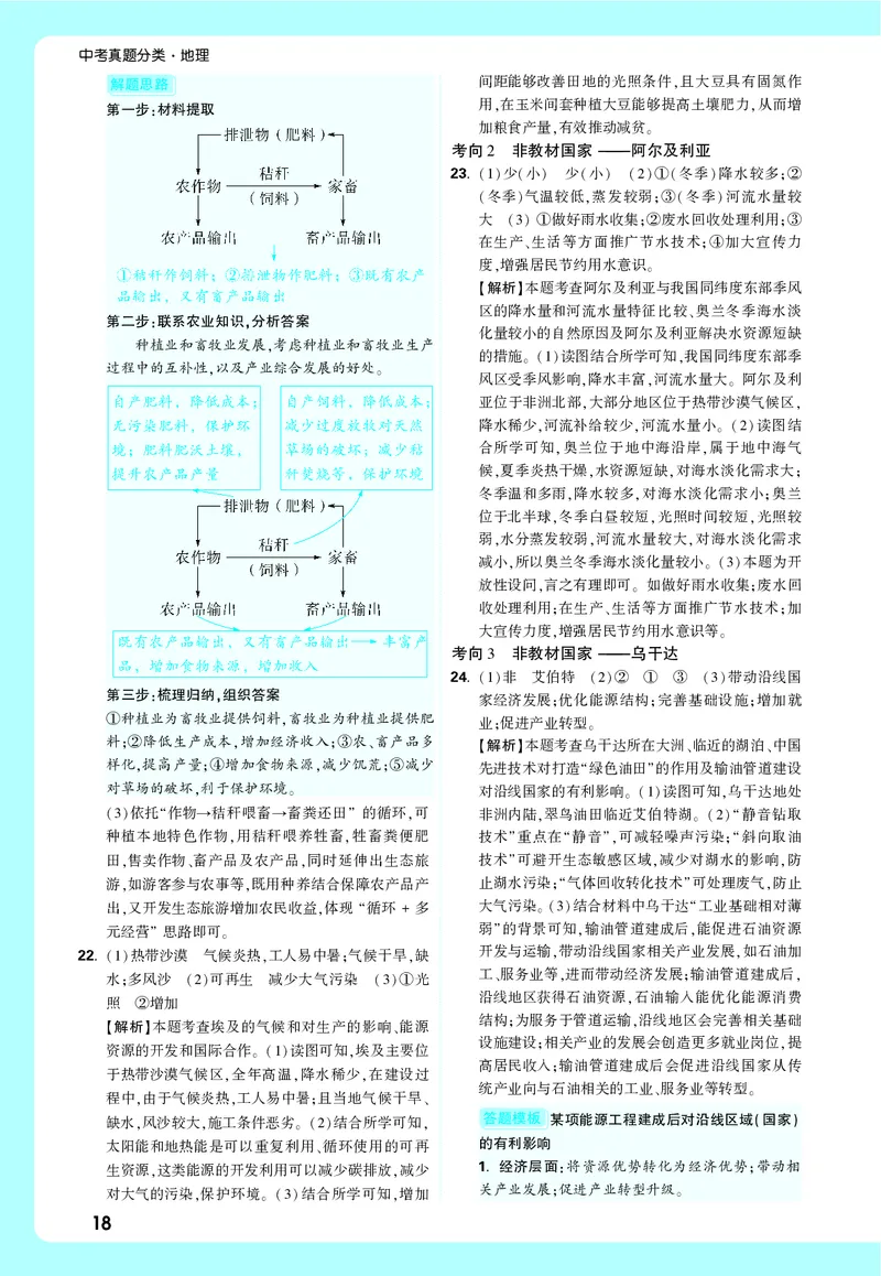 地理_大卷详解详析_2026万唯系列预习复习_2026版初中《万唯中考真题》分类与新考法（化学地理）_地理