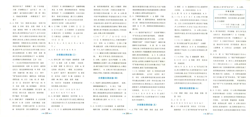 亮点给力大试卷语文3下-_三年级上下册资料_53黄冈多个品牌系列资料_语文