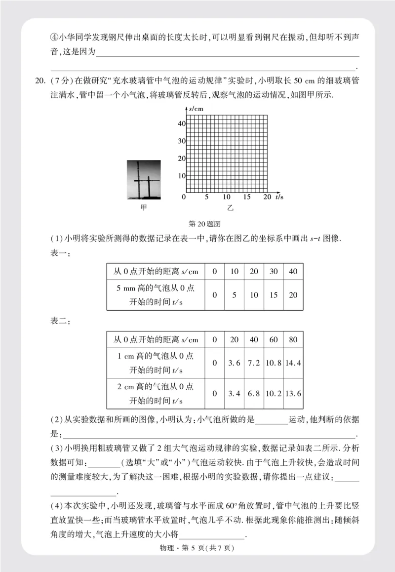 山西省TYSFXY附中八年级(上)月考物理试卷(10月份)正文16K_2026万唯系列预习复习_2025版《万唯初中预习视频课》789年级上册多版本_2025版万唯初二预习视频课物理人教版上册_视频