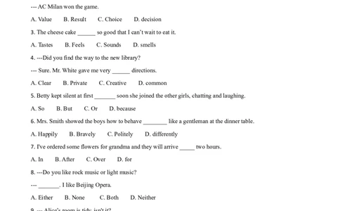 2018年浙江省温州市中考英语试卷（解析版）_中考真题_3.英语中考真题2015-2024年_地区卷_浙江省_浙江温州英语10-22