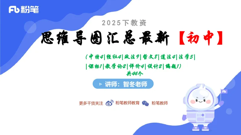 初中2025下教资政治思维导图汇总-智冬老师讲政治_4-教培资料-26年最新资料-同步更新_初中高中教资_03科三专项（进去保存报考的学科即可）_初中_初中政治-通关资料包