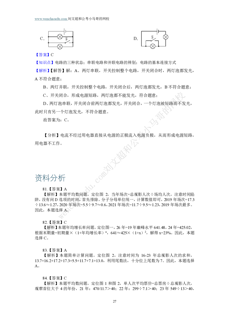 第2套答案及简版解析（2025年广东行测模拟题）&mdash;&mdash;文超教育_2026考公资料_（08）刘文超&威猛公考（阿里木江）_2025合集_最新2025多省联考299全程班（含广东）&mdash;文超教育&威猛公考⭐⭐⭐