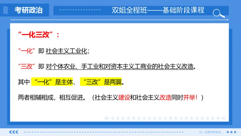 28.基础阶段毛中特第三章_2026考公资料_（49）政治理论合集_政治理论合集_2025考研政治_14.双姐_03.基础阶段_00.讲义