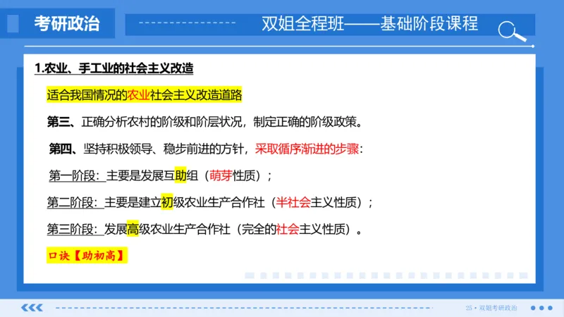 28.基础阶段毛中特第三章_2026考公资料_（49）政治理论合集_政治理论合集_2025考研政治_14.双姐_03.基础阶段_00.讲义
