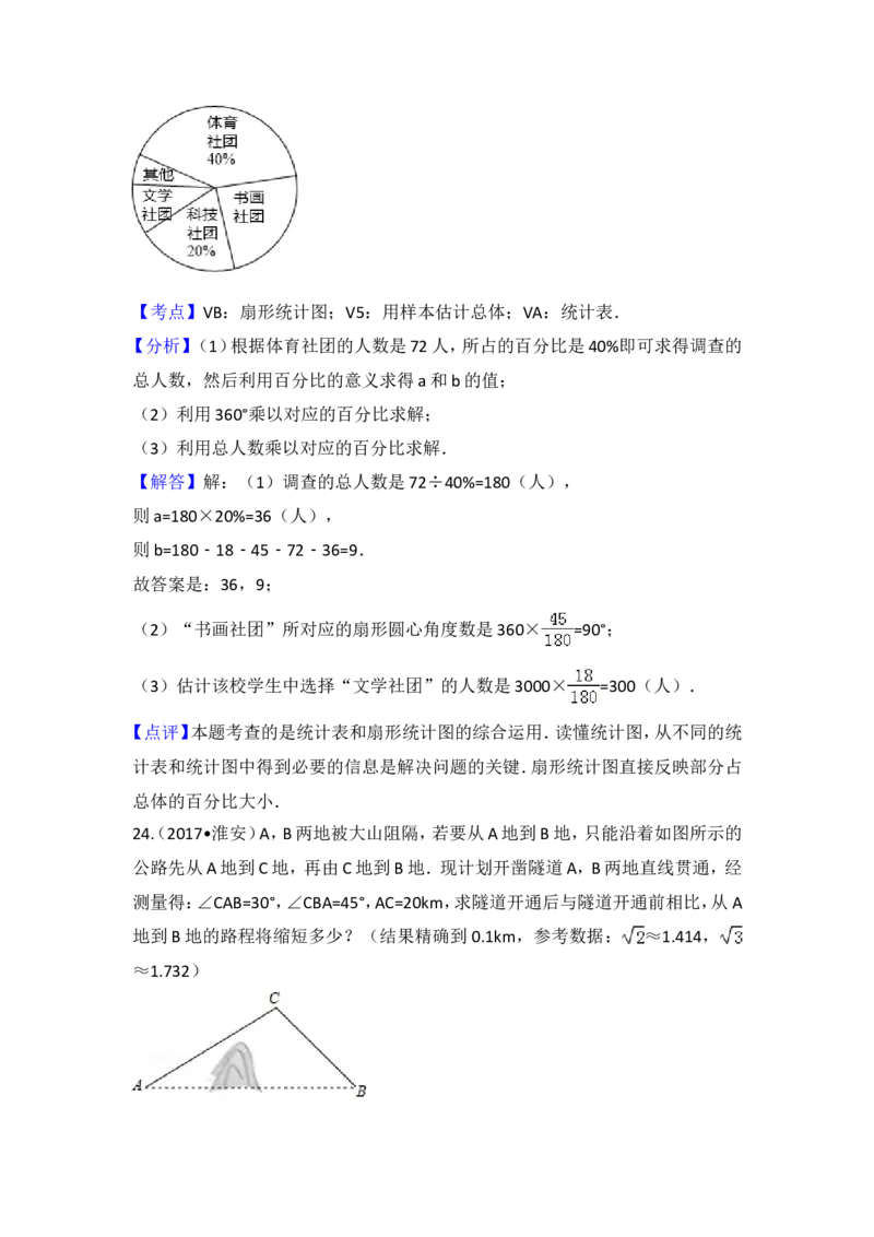 2017年江苏省淮安市中考数学试题及答案_中考真题_2.数学中考真题2015-2024年_地区卷_江苏省_淮安中考数学08-22
