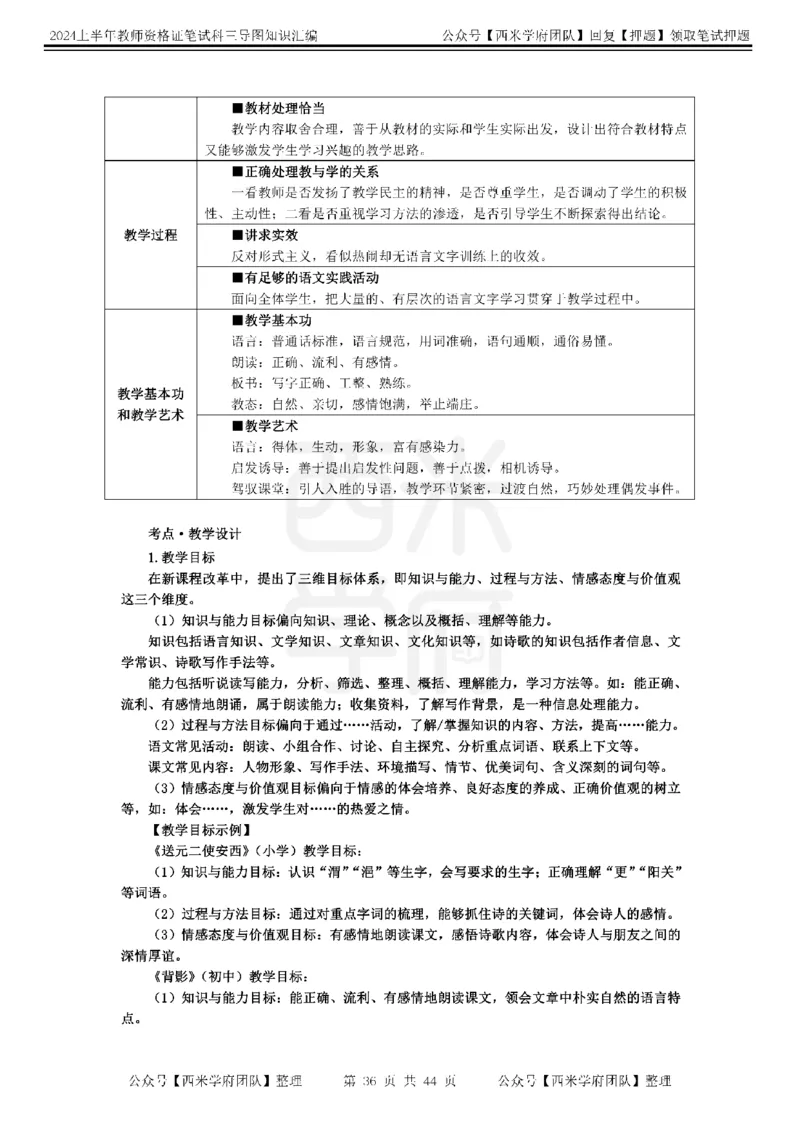 初中语文-知识导图汇编_4-教培资料-26年最新资料-同步更新_初中高中教资_03科三专项（进去保存报考的学科即可）_01科目三FB网课、三色速记手册、知识点导图等推荐_初中