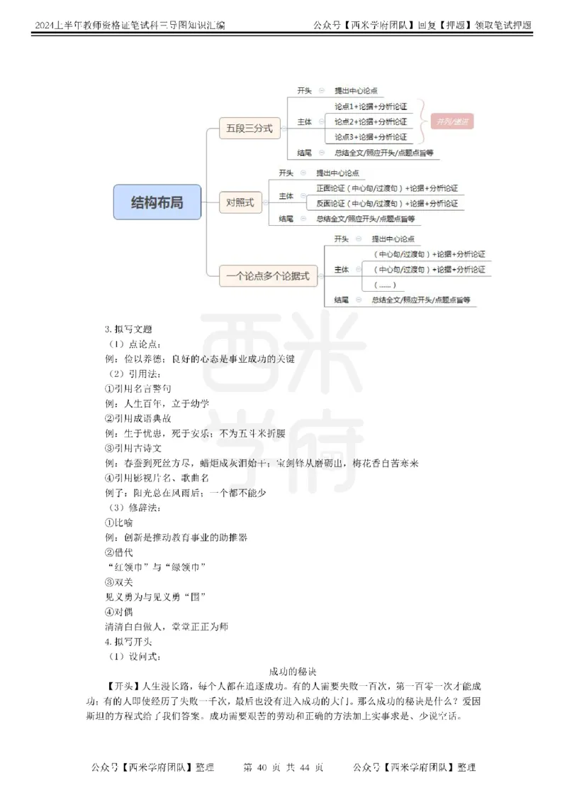 初中语文-知识导图汇编_4-教培资料-26年最新资料-同步更新_初中高中教资_03科三专项（进去保存报考的学科即可）_01科目三FB网课、三色速记手册、知识点导图等推荐_初中