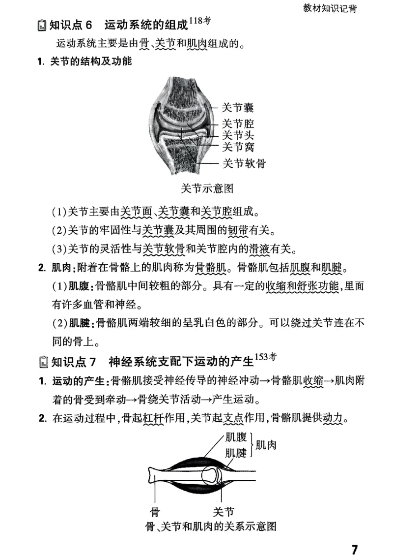 八上生物教材知识记背_2026万唯系列预习复习_2026版初中《万唯情景题》与中考新考法8年级上册（生物）