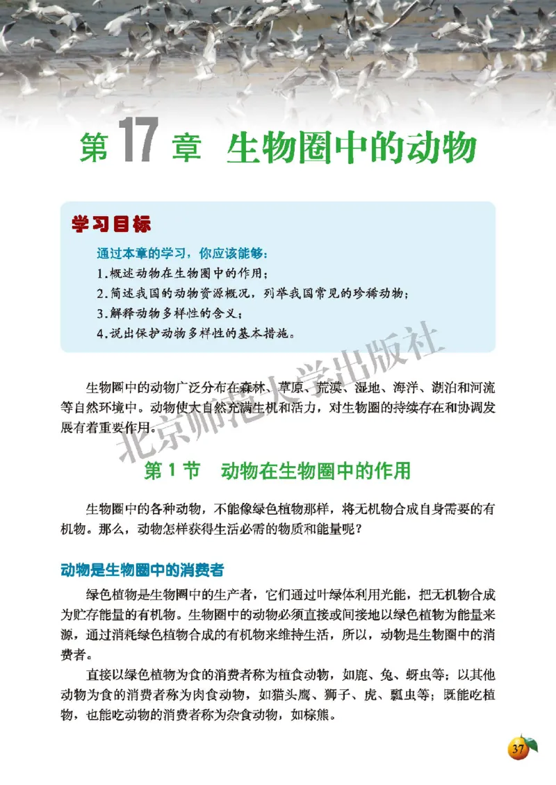 北师大8年级生物上册高清教材_4-教培资料-26年最新资料-同步更新_初中高中教资_03科三专项（进去保存报考的学科即可）_02科三专项（笔记真题思维导图教学设计版本二）