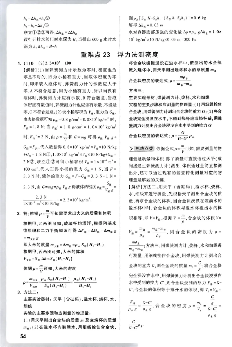 万唯尖子生每日一题人教物理八年级答案_2026万唯系列预习复习_2026版初中《万唯尖子生》每日一题8年级上册（物理）（人教版）