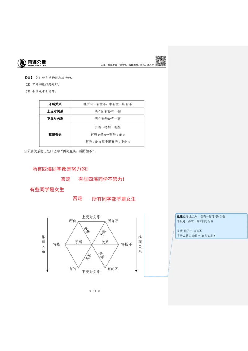 花生十三24下半年判断系统班第一讲--随堂笔记（20240803周六加课）_2026考公资料_花生十三合集_旗舰班-国考2025花生十三旗舰班（花生行测+飞扬申论）⭐_判断推理_系统班_随堂笔记