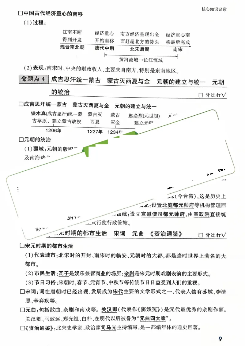 历史_核心知识记背_2026万唯系列预习复习_2026版初中《万唯》中考真题分类与新考法（语数外物历道生）_2026万唯中考历史分类与新考法