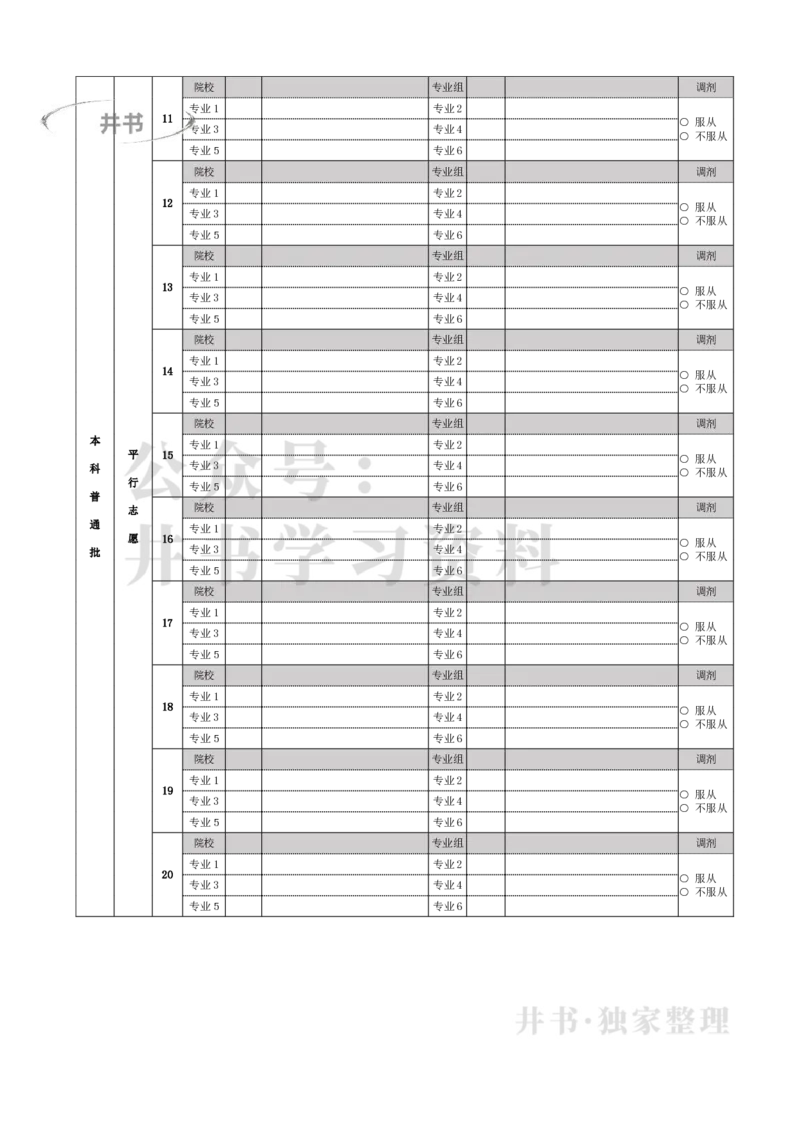 2023年志愿填报样表（独家整理）_1.高考2025全国各省真题+答案_必看高考志愿填报价值2999_高考志愿填报_05-北京_北京高考录取数据-17-23年_北京-其他资料