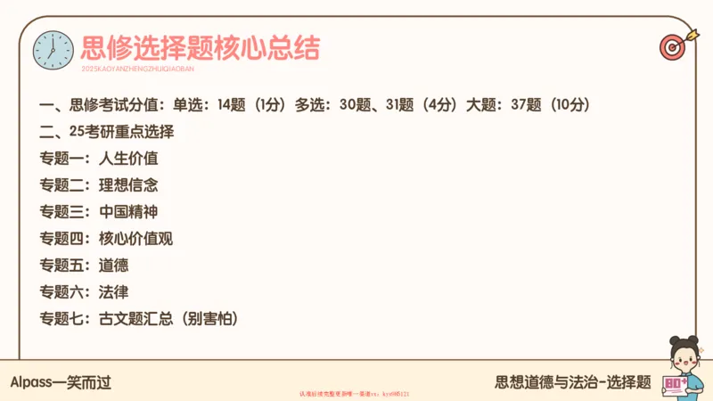 25腿姐技巧班思修1_2026考公资料_（49）政治理论合集_政治理论合集_2025考研政治_02.腿姐_03.技巧课程_03.思修_课件