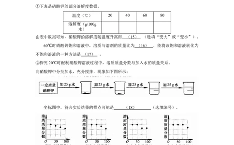2019年上海市初中毕业统一学业考试化学试卷及答案(1)_中考真题_5.化学中考真题2015-2024年_地区卷_上海化学统一学业考试10～21_2010年-2021年上海中考试卷-化学_word版