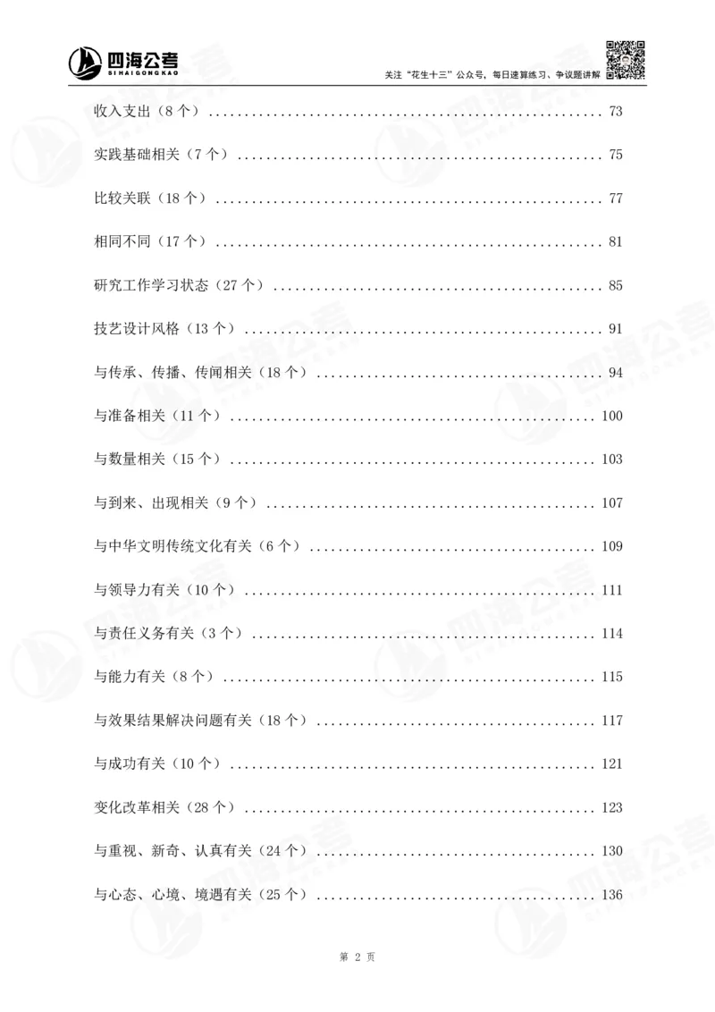 花生十三言语高频成语700词（1.0版）_2026考公资料_花生十三合集_成语2025花生十三高频成语700词