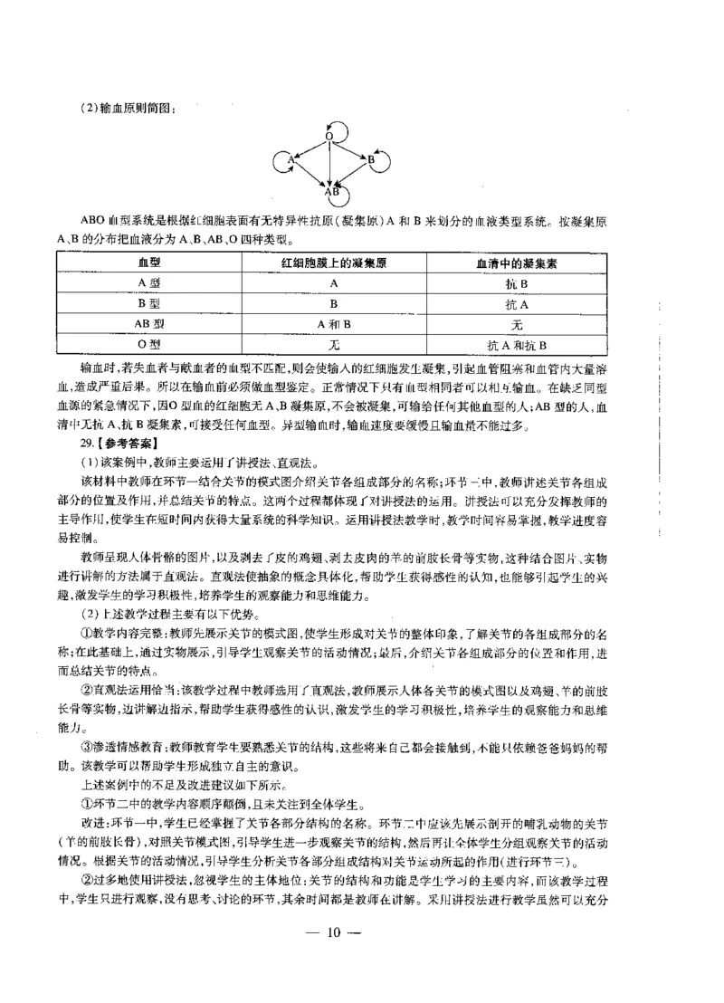 初中生物标准预测试卷答案及解析6-10_4-教培资料-26年最新资料-同步更新_科一科二电子资料合集中小幼（笔记真题知识点汇总等）文件多，按需保存_06ZG合集_初中生物