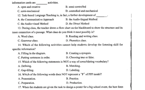 初中英语标准预测试卷题目1-10_4-教培资料-26年最新资料-同步更新_科一科二电子资料合集中小幼（笔记真题知识点汇总等）文件多，按需保存_各机构笔记合集（中小幼）推荐