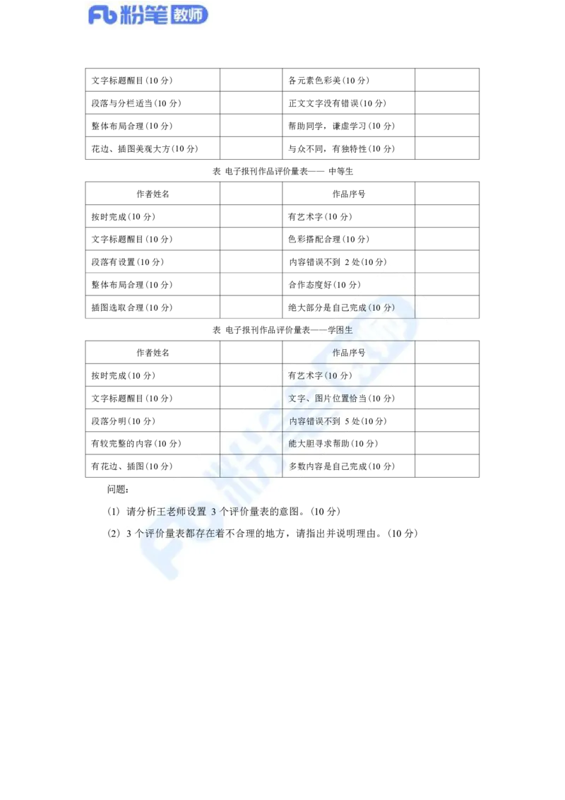 国家教师资格考试&middot;信息技术学科全真模拟卷&middot;初中（一）_4-教培资料-26年最新资料-同步更新_科一科二电子资料合集中小幼（笔记真题知识点汇总等）文件多，按需保存_01西米合集