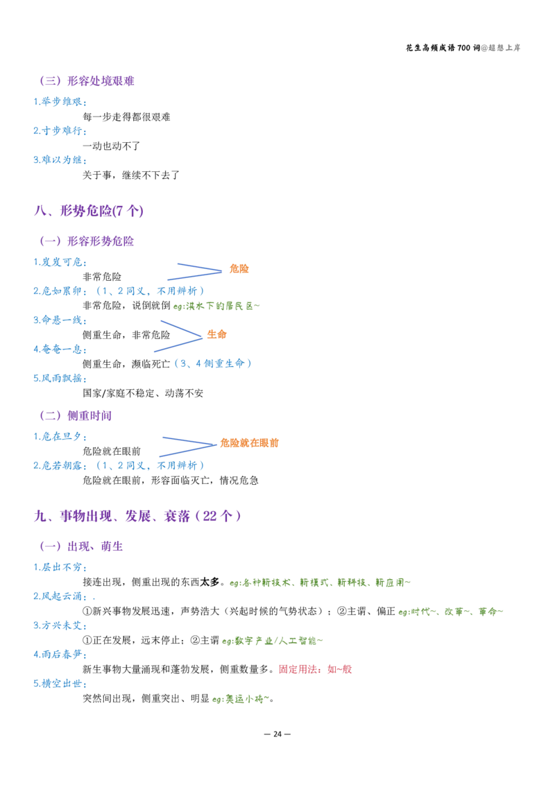 花生成语700讲解版（有目录）_2026考公资料_花生十三合集_（94）花生高频700词表格背诵版本建议打印
