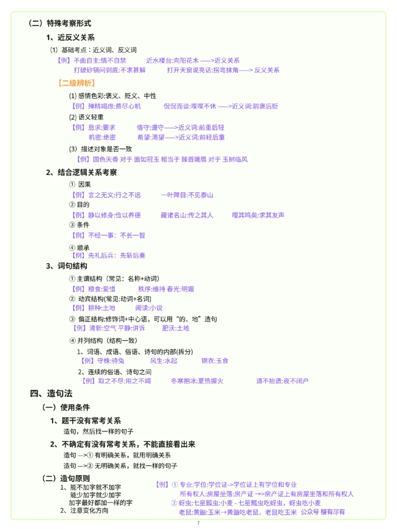 程意丨26超格类比推理7页纸_2026考公资料_（05）超格_2026年超格行测申论六合一理论实战班_判断推理理论实战班程意&义恒_程意丨26超格类比推理7页纸