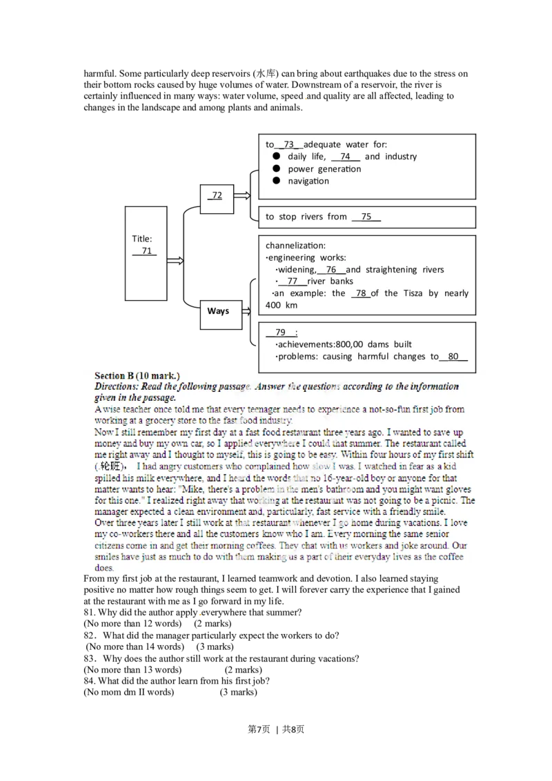 2012年高考英语试卷（湖南）（空白卷）_1.高考2025全国各省真题+答案_01.2008-2024全国高考真题（按省份分类）_8.湖南_2008-2024&middot;（湖南）英语高考真题