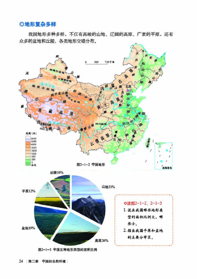 商务版8年级地理上册高清教材_4-教培资料-26年最新资料-同步更新_初中高中教资_03科三专项（进去保存报考的学科即可）_02科三专项（笔记真题思维导图教学设计版本二）