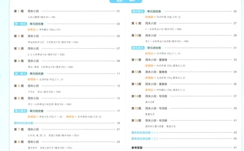 一本期末小卷试卷_2025秋《一本周末测试小卷》人教数学1-6_一本周末小测卷数学RJ2上