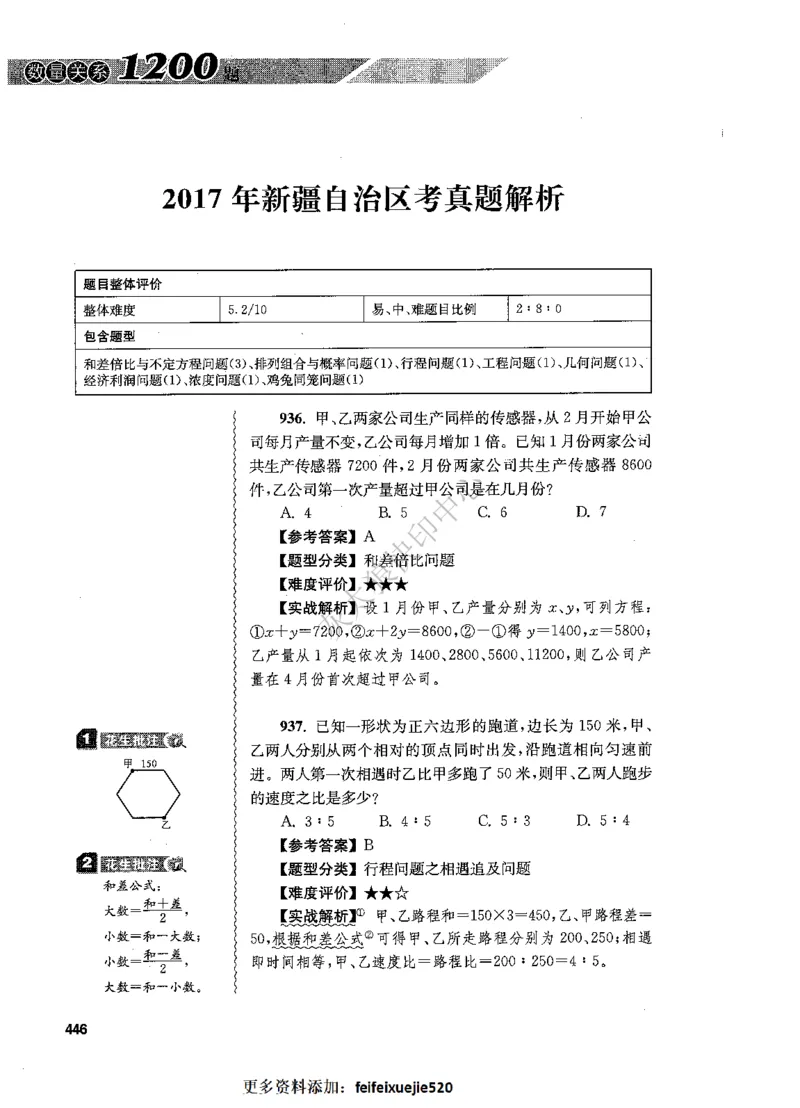 花生十三数量关系1200题解析_2026考公资料_花生十三合集_旗舰班-国考（2026版）花生十三旗舰班（花生行测+飞扬申论）⭐⭐⭐_电子资料（讲义+题本）_刷题题本_数量1200题（非26课程）