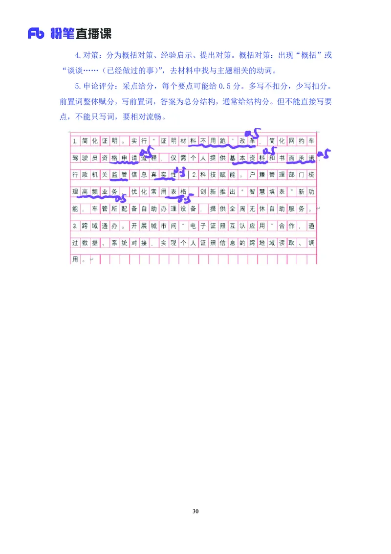 申论助教笔记1_2026考公资料_（10）粉笔_2026年国考980系统班FB_3.精讲讲练（55节）_6.申论-王韵博、李梦圆_助教笔记