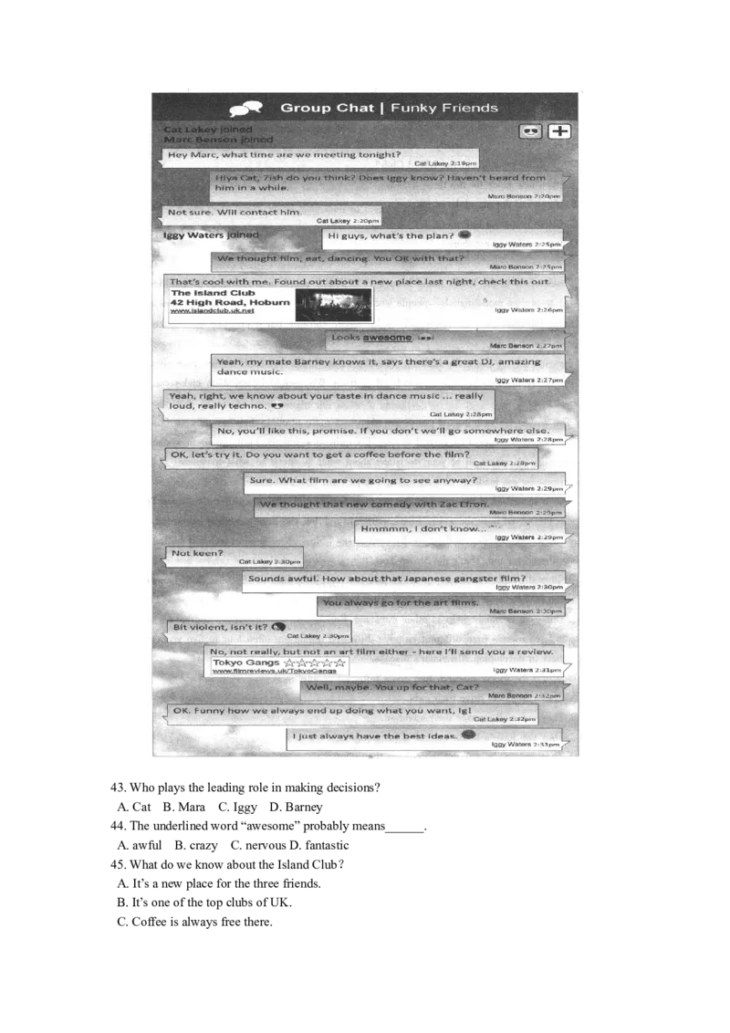 2018年潍坊中考英语试题及答案(word版)_中考真题_3.英语中考真题2015-2024年_地区卷_山东省_山东潍坊中考英语08-21