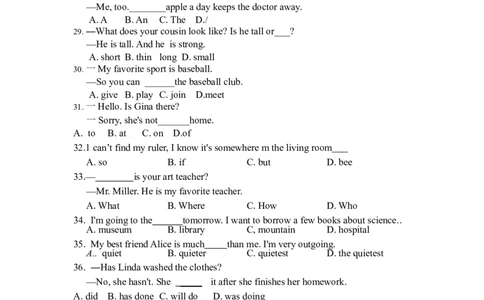 2019年山东省济南市中考英语试题_中考真题_3.英语中考真题2015-2024年_2019年全国中考YINGYU148份