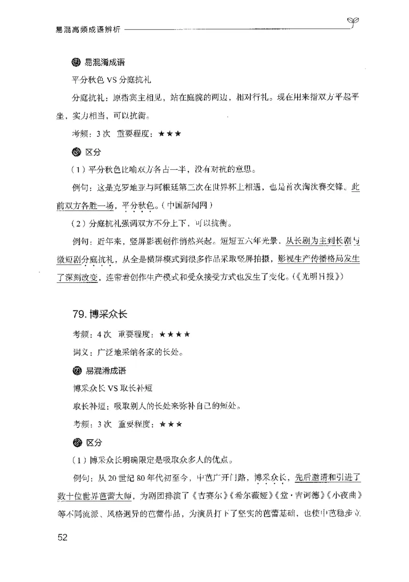 25易混高频成语辨析（2025国考最新版）公众号：上岸的资料_2026考公资料_（10）粉笔_2025粉笔国考省考980（课＋笔记）_粉笔980（25多省）_02025国考粉笔980系统班_2025年国考26本图书