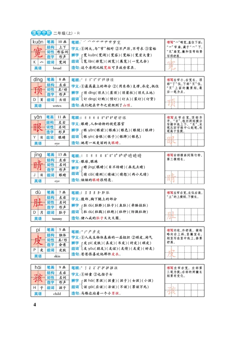 二（上）语文课堂全解跳跳熊_二年级上下册资料_小学二年级学习资料-25年更新版_2-01、小学二年级语文上册_2-1-4、电子教材、课本、教材解读_教材解读