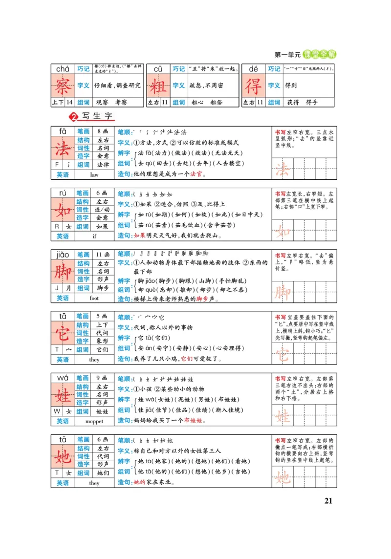 二（上）语文课堂全解跳跳熊_二年级上下册资料_小学二年级学习资料-25年更新版_2-01、小学二年级语文上册_2-1-4、电子教材、课本、教材解读_教材解读