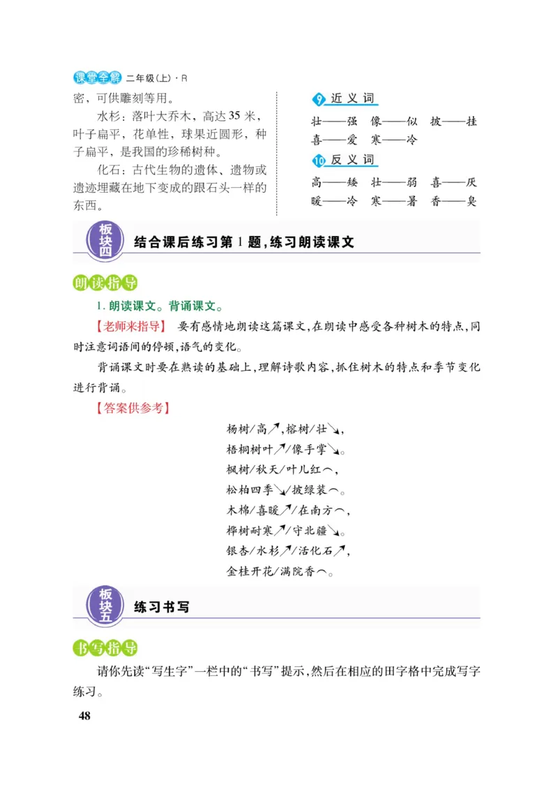 二（上）语文课堂全解跳跳熊_二年级上下册资料_小学二年级学习资料-25年更新版_2-01、小学二年级语文上册_2-1-4、电子教材、课本、教材解读_教材解读