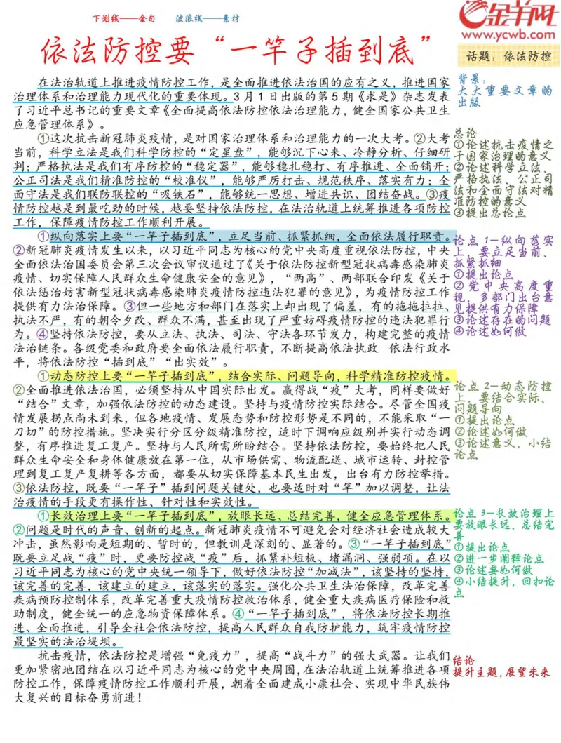 人民时评100篇_26吉林考备考资料包_05申论资料包（人物素材申论模板等）_00跟着人民日报学写作