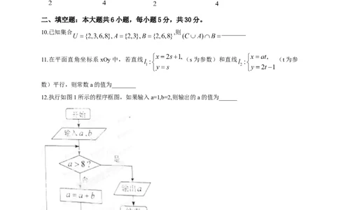 2013年高考数学试卷（文）（湖南）（空白卷）_1.高考2025全国各省真题+答案_01.2008-2024全国高考真题（按省份分类）_8.湖南_2008-2024&middot;（湖南）数学高考真题