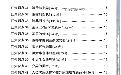 核心知识默写八上生物)_2026万唯系列预习复习_2026版初中《万唯情景题》与中考新考法8年级上册（生物）