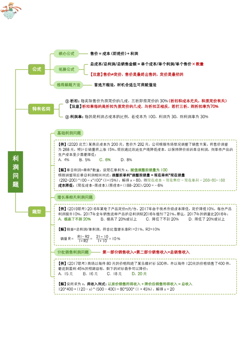 花生数量关系笔记_2026考公资料_（01）花生十三_0726花生行测笔记Q版无水印