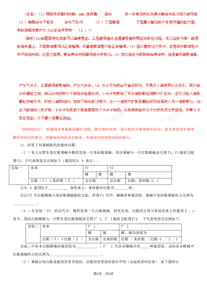 2013年高考生物试卷（四川）（解析卷）_1.高考2025全国各省真题+答案_01.2008-2024全国高考真题（按省份分类）_18.四川_2008-2024&middot;（四川）生物高考真题