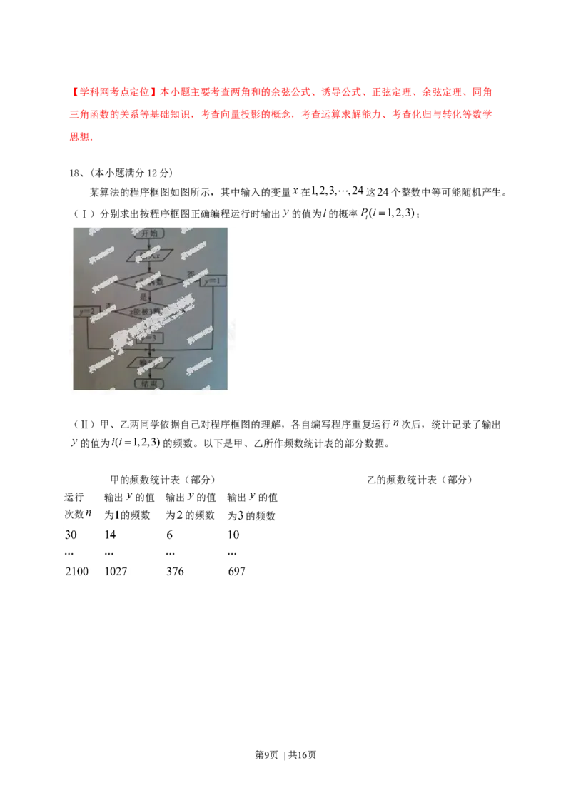 2013年高考数学试卷（文）（四川）（解析卷）_1.高考2025全国各省真题+答案_01.2008-2024全国高考真题（按省份分类）_18.四川_2008-2024&middot;（四川）数学高考真题