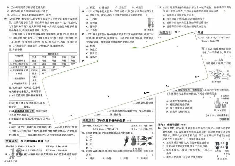 生物_2026万唯系列预习复习_2026版初中《万唯》中考真题分类与新考法（语数外物历道生）_2026万唯中考生物分类与新考法
