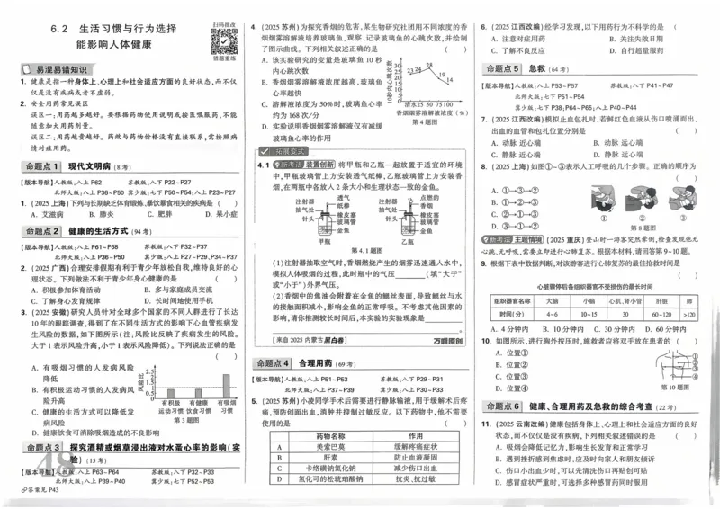 生物_2026万唯系列预习复习_2026版初中《万唯》中考真题分类与新考法（语数外物历道生）_2026万唯中考生物分类与新考法