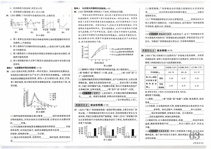 生物_2026万唯系列预习复习_2026版初中《万唯》中考真题分类与新考法（语数外物历道生）_2026万唯中考生物分类与新考法