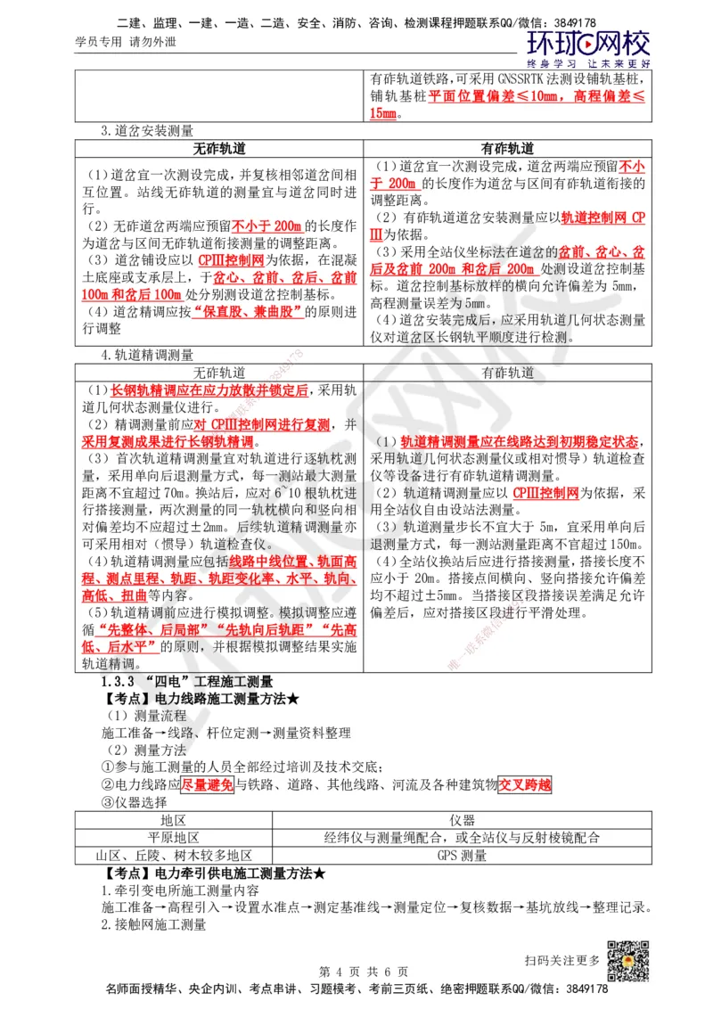 02.第2讲-12-14控制测量、施工测量及构筑物变形测量_2026年一级建造师_2026年一建铁路_2025年一建铁路SVIP_02-基础精讲✿高端面授✿深度强化_06-铁路《教材精讲班》孙文波HQ