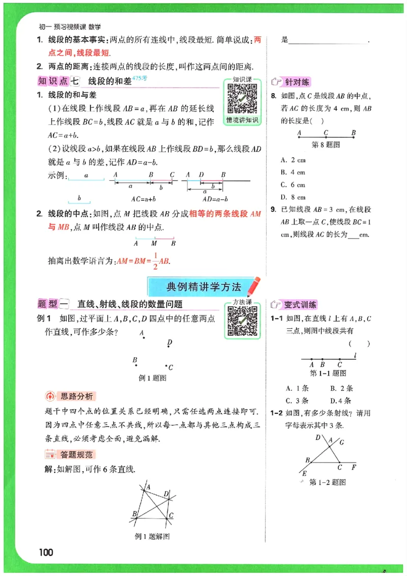 万唯《初一预习视频课》数学_2026万唯系列预习复习_2025版《万唯初中预习视频课》789年级上册多版本_2025版万唯新初一预习视频课数学人教版