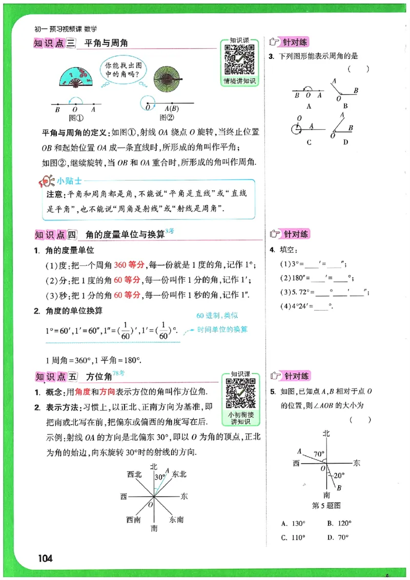 万唯《初一预习视频课》数学_2026万唯系列预习复习_2025版《万唯初中预习视频课》789年级上册多版本_2025版万唯新初一预习视频课数学人教版